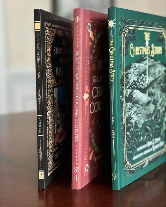 Smidgen Press Christmas bundle: LM Montgomery Christmas, The Christmas Story (Elizabeth Yates & Nora Unwin), and The Story of the Other Wise Man (Henry Van Dyke & JR Flanagan)