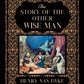 The ornate black and gold cover of The Story of the Other Wise Man with one of the original illustrations of the eastern wise man surrounded by gold filigree.